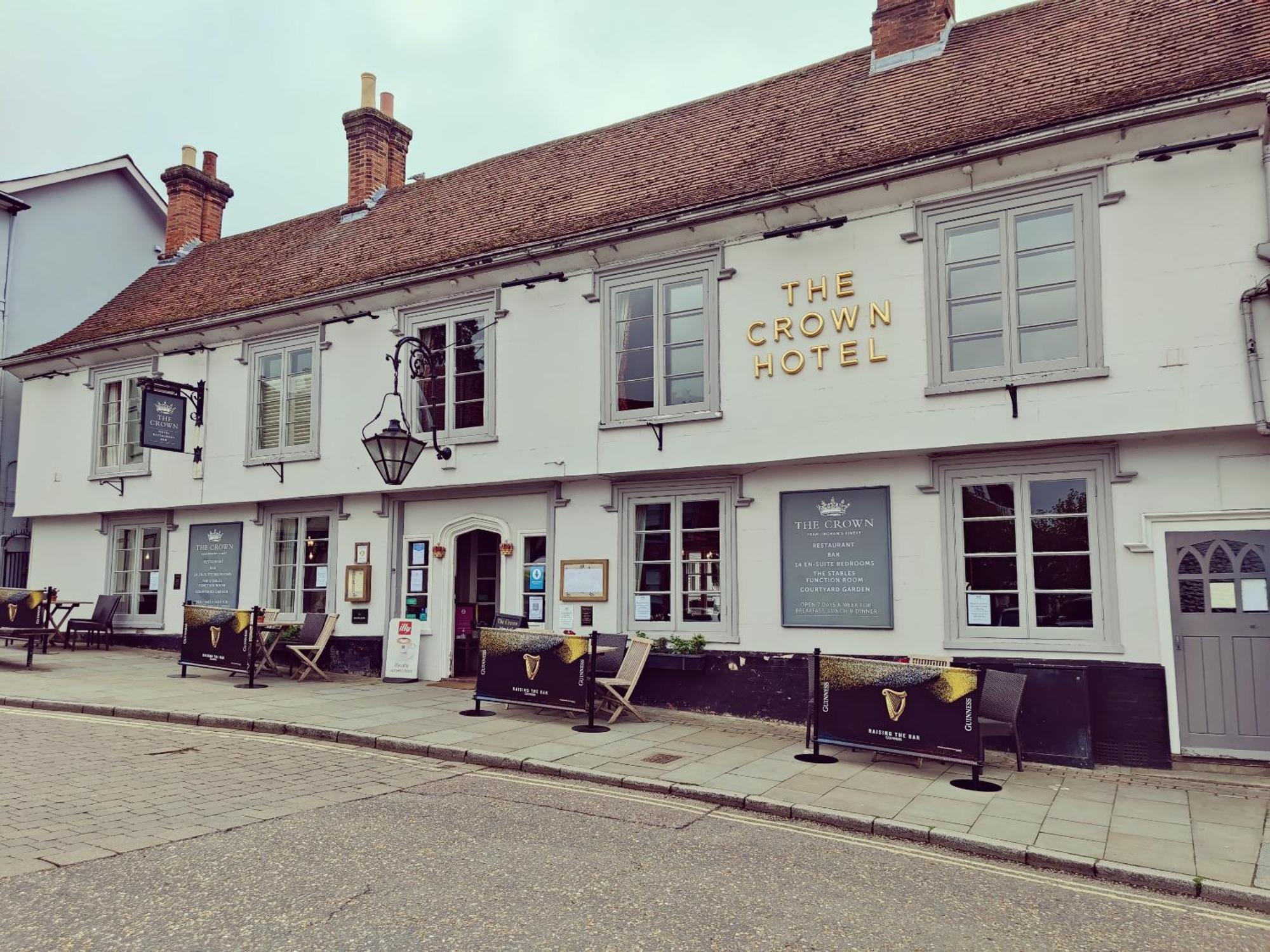 The Crown Hotel Framlingham Exterior foto